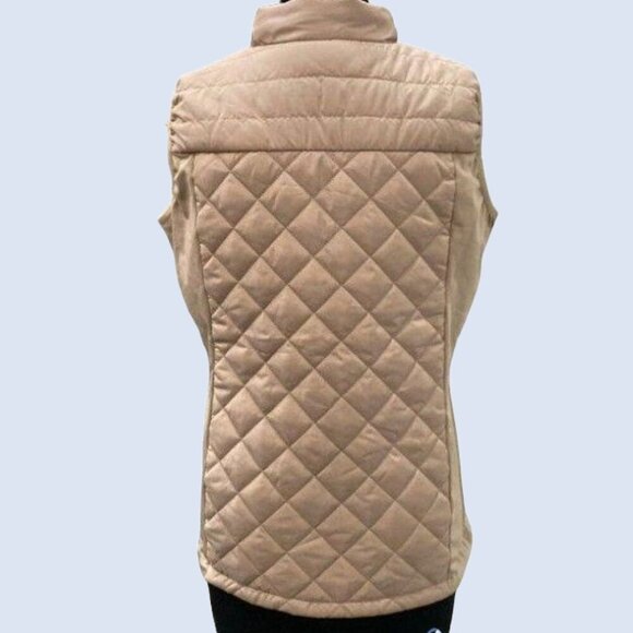 NWT SIMPLY SOUTHERN COLLECTION SIMPLY WARM VEST - TAN - Picture 3 of 5
